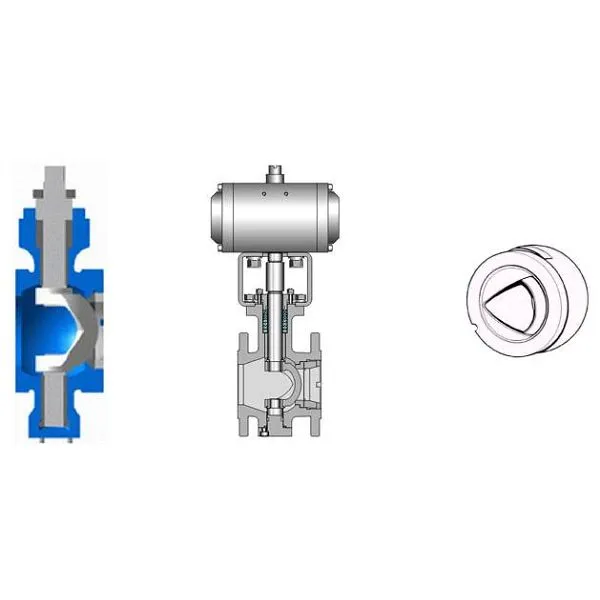 Кульовий кран сегмента V